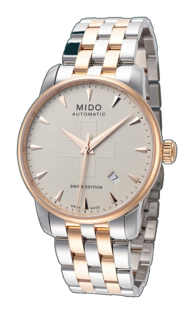 Baroncelli 38 mm / White / Multi White Dial