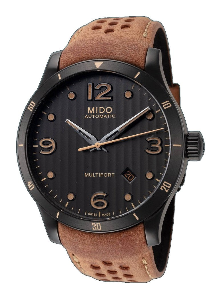 Multifort 42 mm / Black / Brown Black Dial