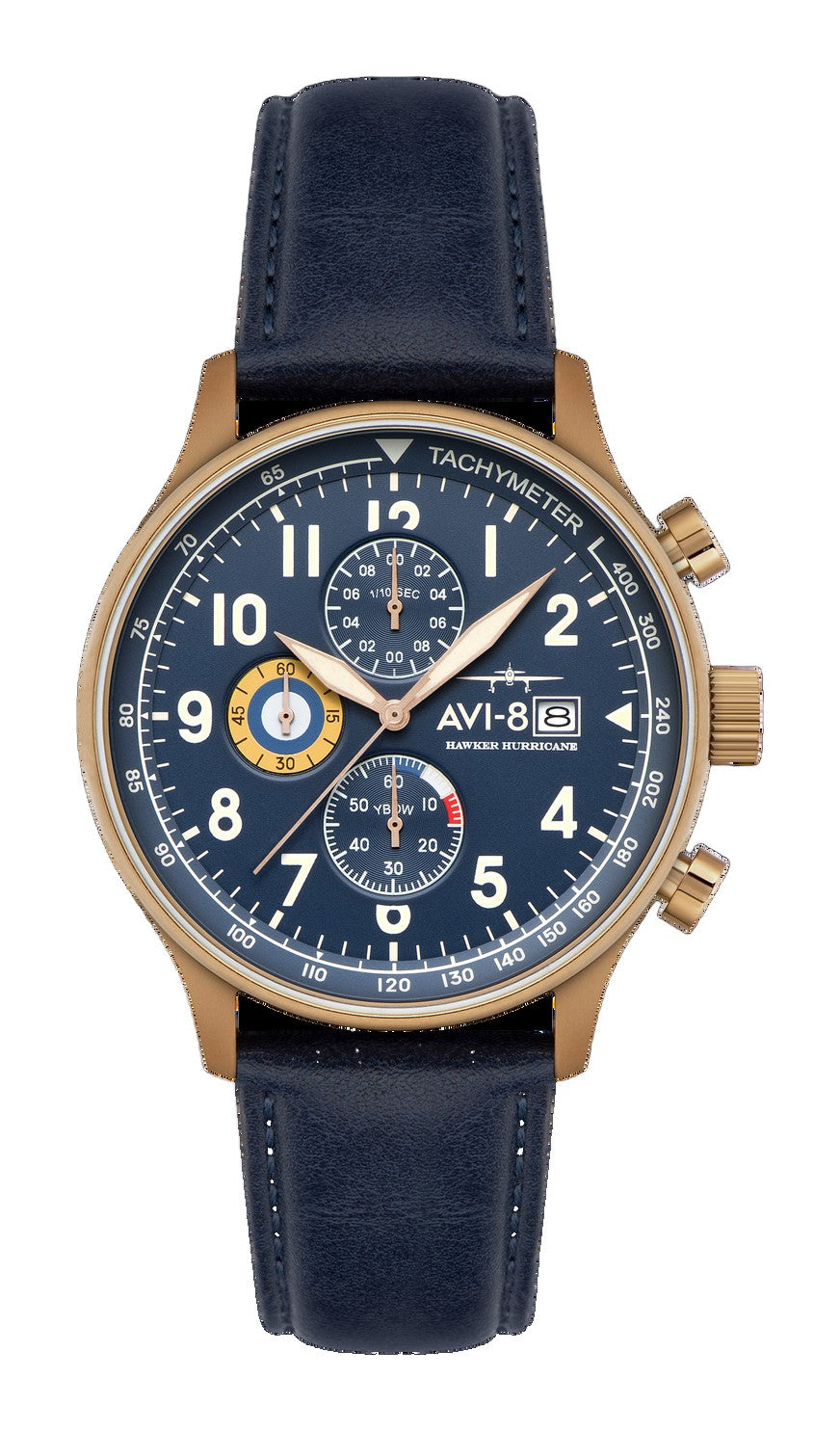 Classic Chronograph BLUE / LEATHER Blue Dial