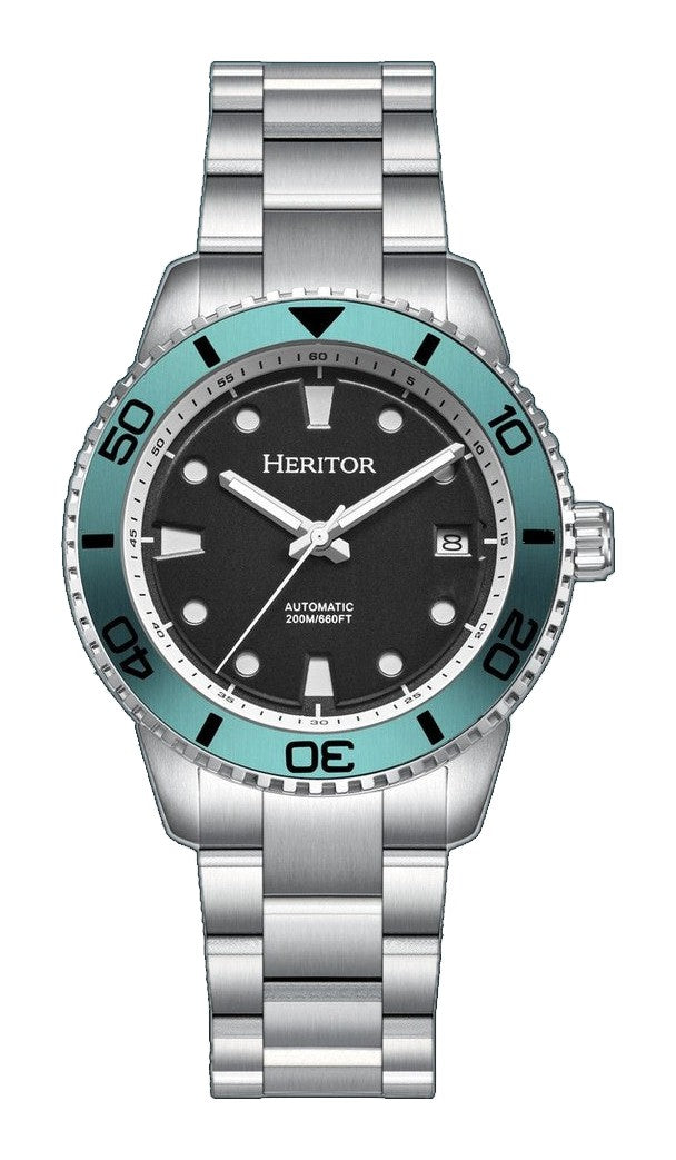 Bexley Diver Automatic Silver / Black Black Dial