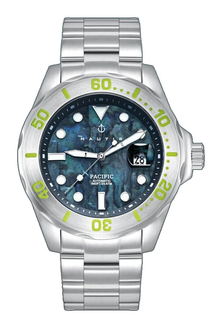 Pacific Diver Automatic w/ Abalone Dial Silver /Onyx Black Dial