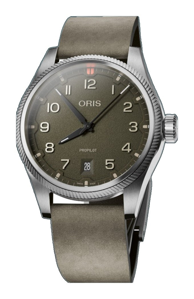 ProPilot Date Green/Green Leather Green Dial