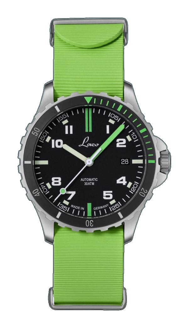 Squad Watch Amazonas 42mm Rubber Strap / Black Dial