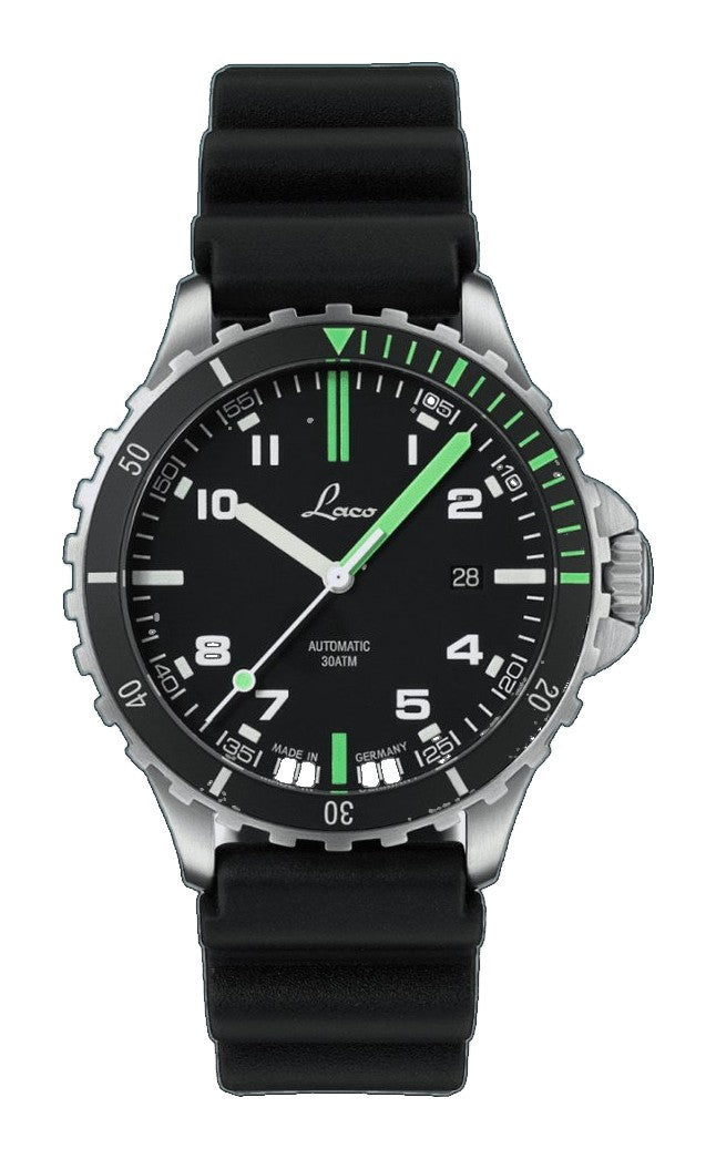 Amazonas Rubber Strap Black Dial