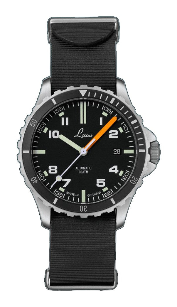 Himalaya 39.RB Black Rubber Black Dial