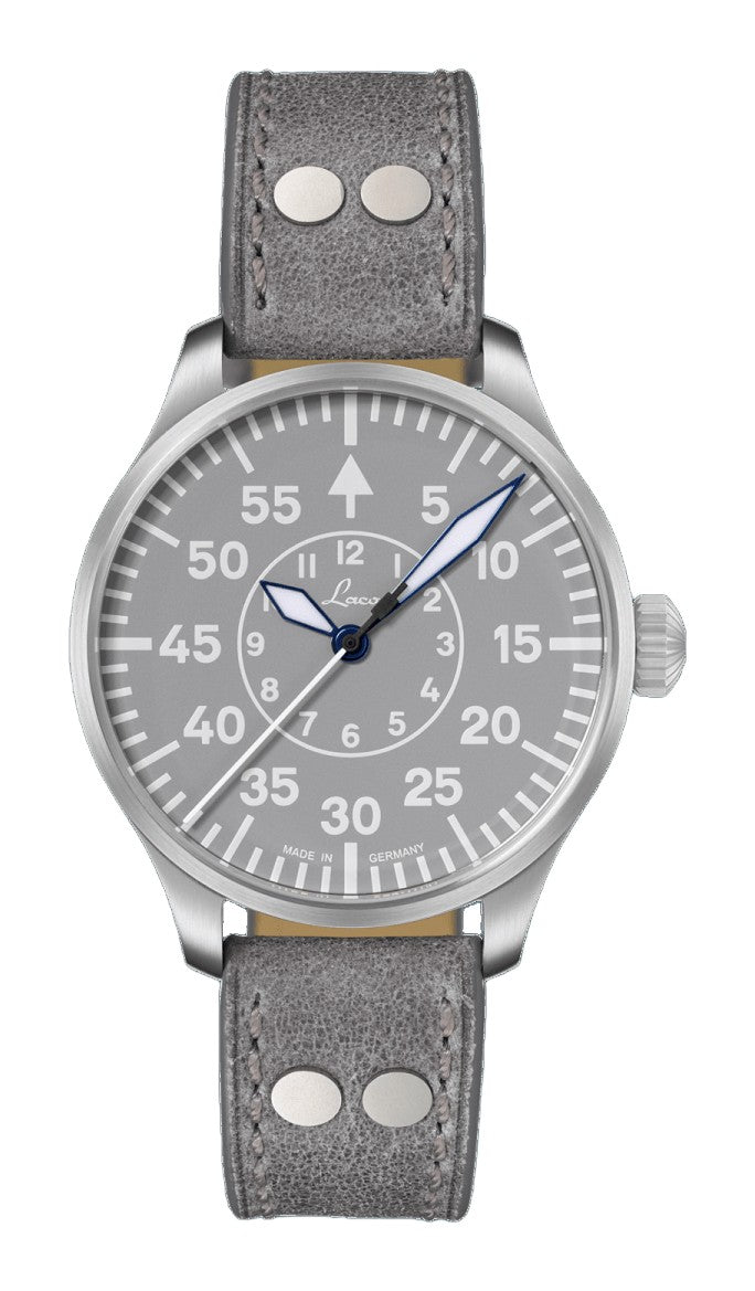 Aachen Grau 39 Automatic / Leather Strap Gray Dial