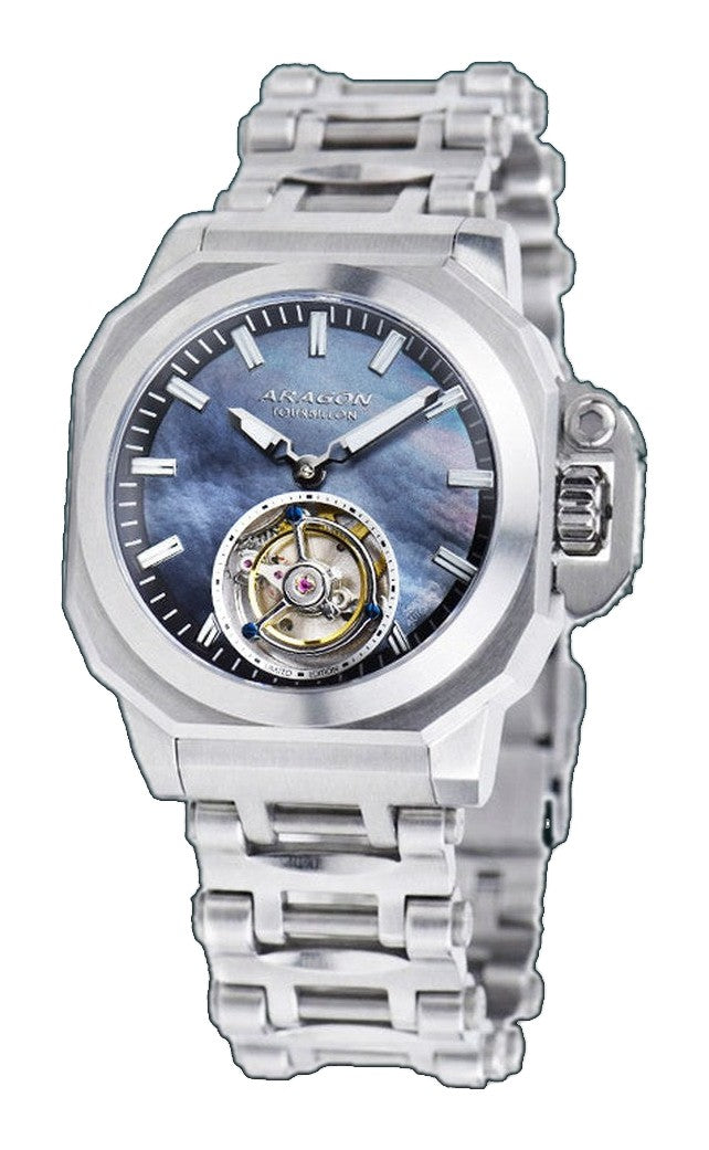 Millipede Max Tourbillon 42mm LE Black Mother of Peal Dial