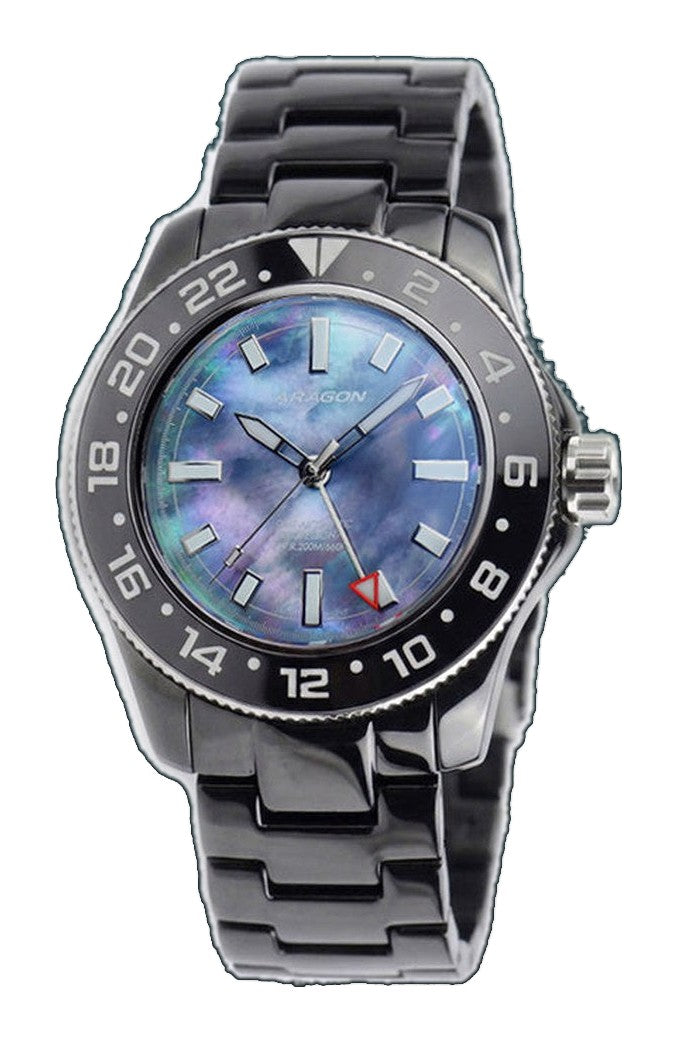 Hercules GMT 9075 44mm Mother of Pearl Dial