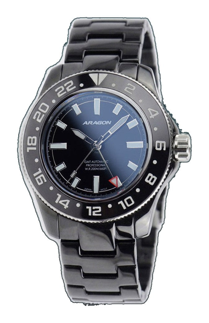 Hercules GMT 9075 50mm Black Dial