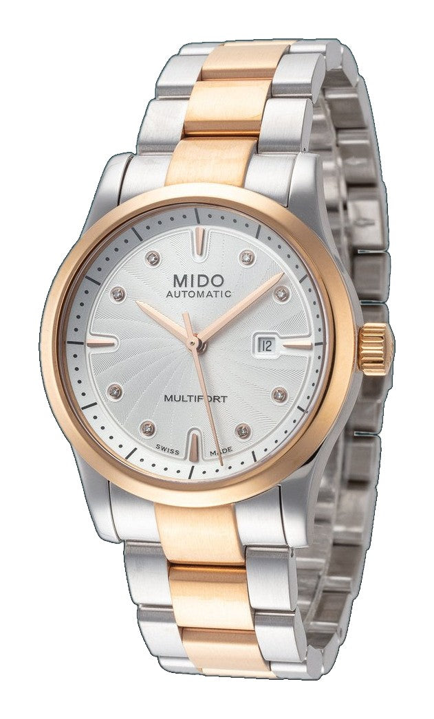 Multifort 31mm / White / Silver and Rose Gold | White Dial