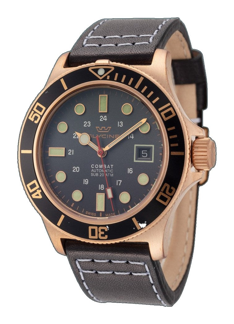 Combat Sub Bronze 42mm / Grey / Black | Grey Dial