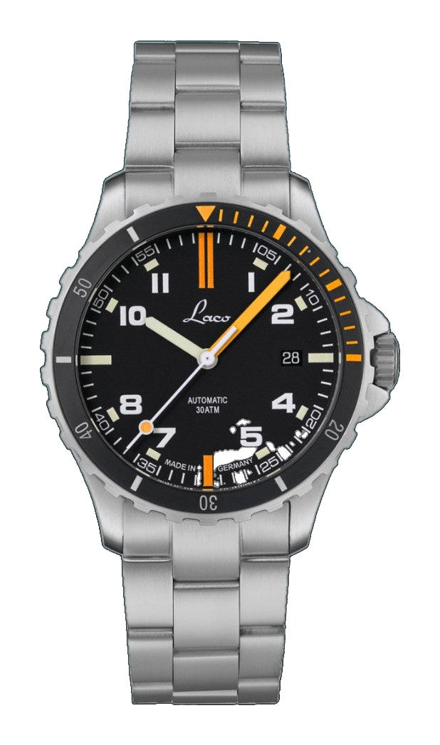Mojave 39.MB Stainless Bracelet Black Dial