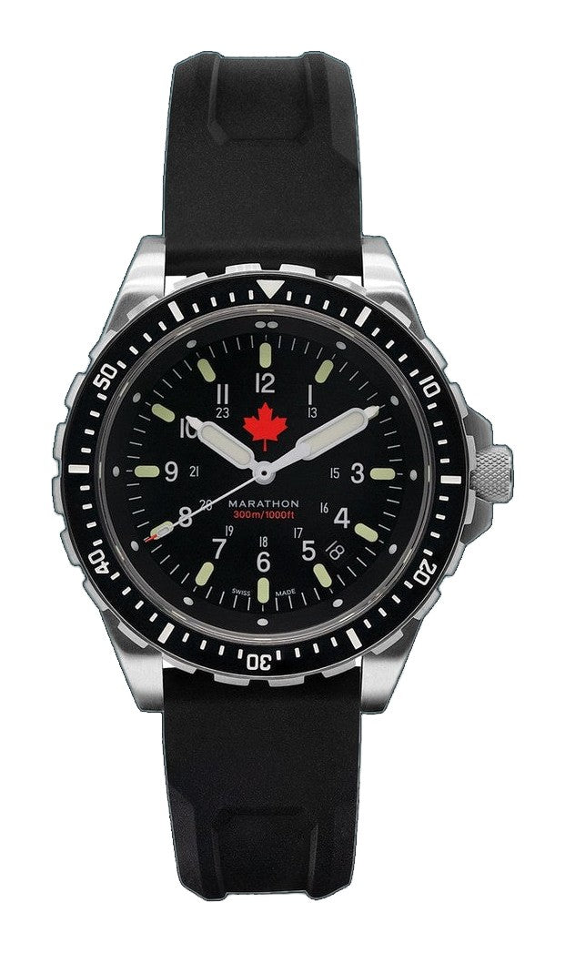Dive SS/BKSS 3PC RUBBER (WW194018SS-0430) | Black Dial