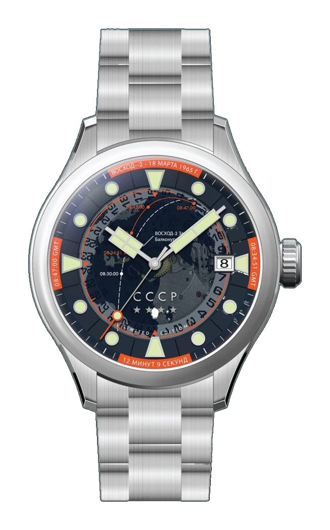 SPACE LEONOV BLUE / STAINLESS STEEL | Blue Dial