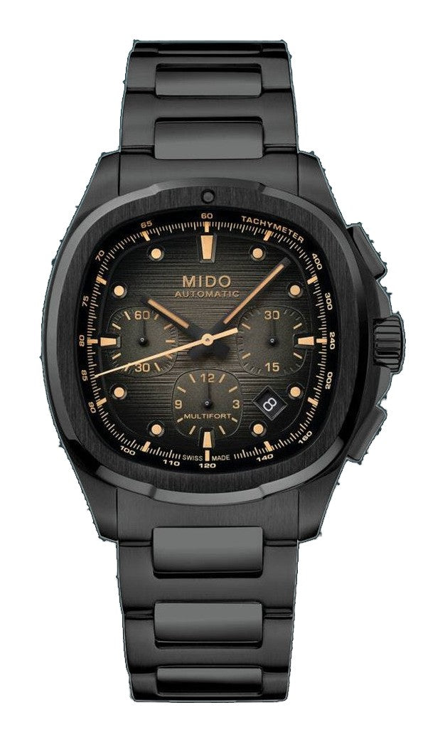 Multifort TV Chronograph Black/SS | Gray Dial