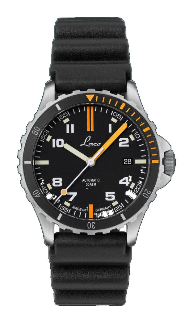 Mojave 39 Black Rubber Black Dial