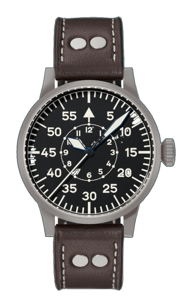 Paderborn Pilot Watch Original 42mm Automatic Black Dial