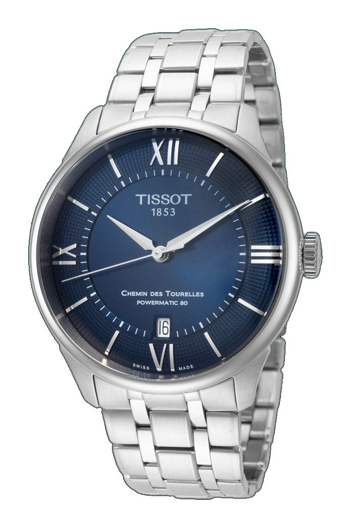 Chemin des Tourelles 39mm / Blue / Silver | Blue Dial