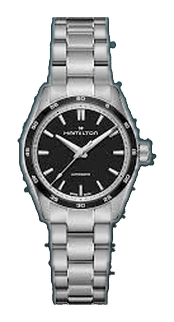 JAZZMASTER 34mm / Black / Silver Black Dial