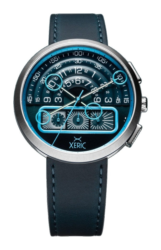 Halograph II Chrono Blue Steel Blue Dial