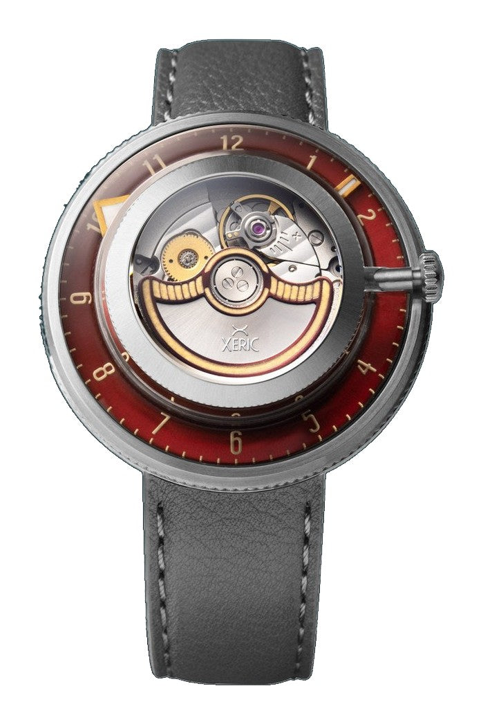 Invertor Automatic Oxblood Gray Red Dial