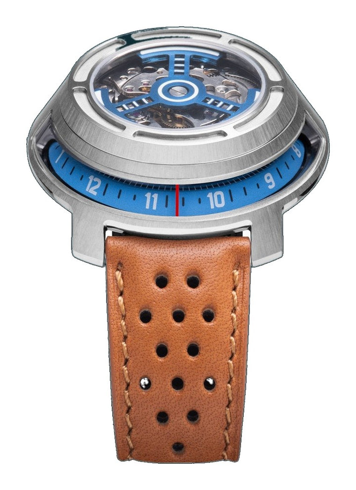 Invertor II Automatic Tan Blue Blue Dial