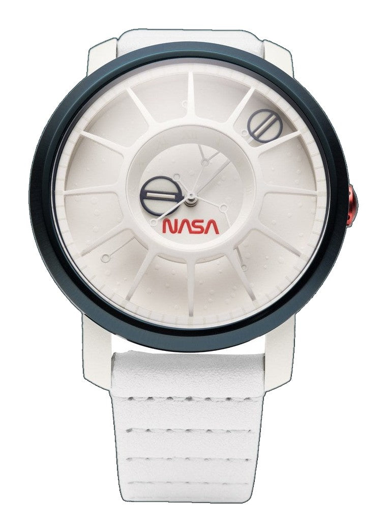 NASA Trappist-1 Automatic Sapphire Saturn V White Dial