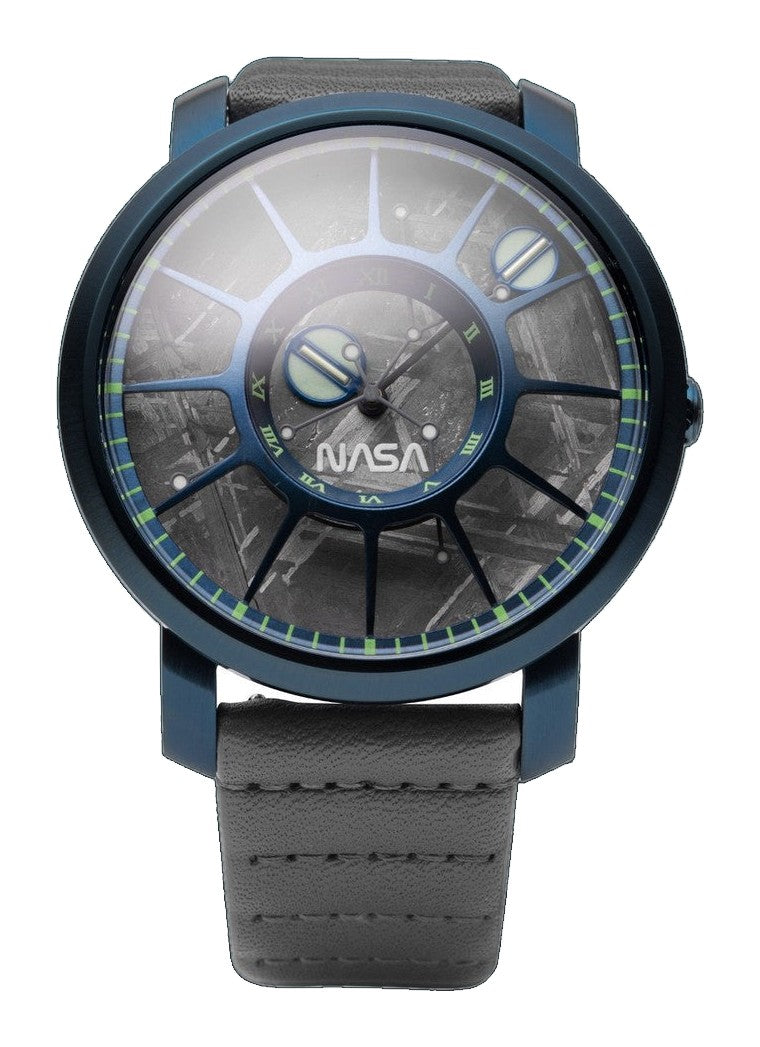 NASA Trappist-1 Automatic Sapphire Meteorite Blue Supernova Gray Dial