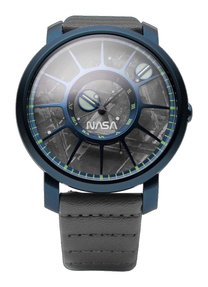 NASA Trappist-1 Automatic Sapphire Meteorite Blue Supernova Gray Dial