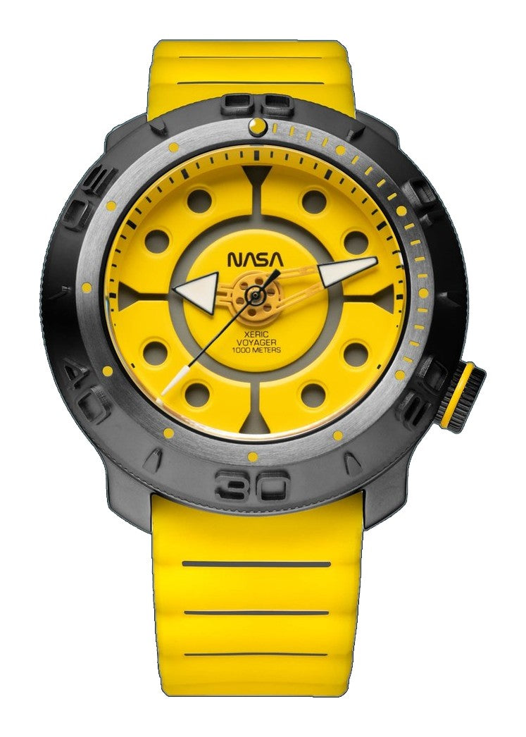 NASA Voyager Automatic 1000m Diver IO Yellow Dial