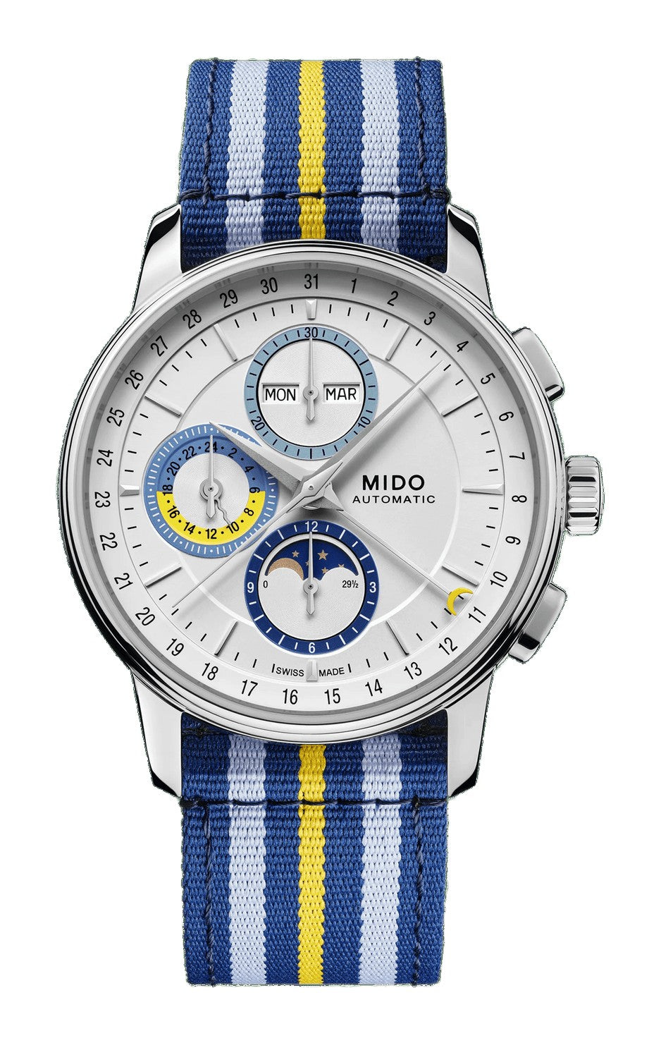 BARONCELLI CHRONOGRAPH MOONPHASE White Dial