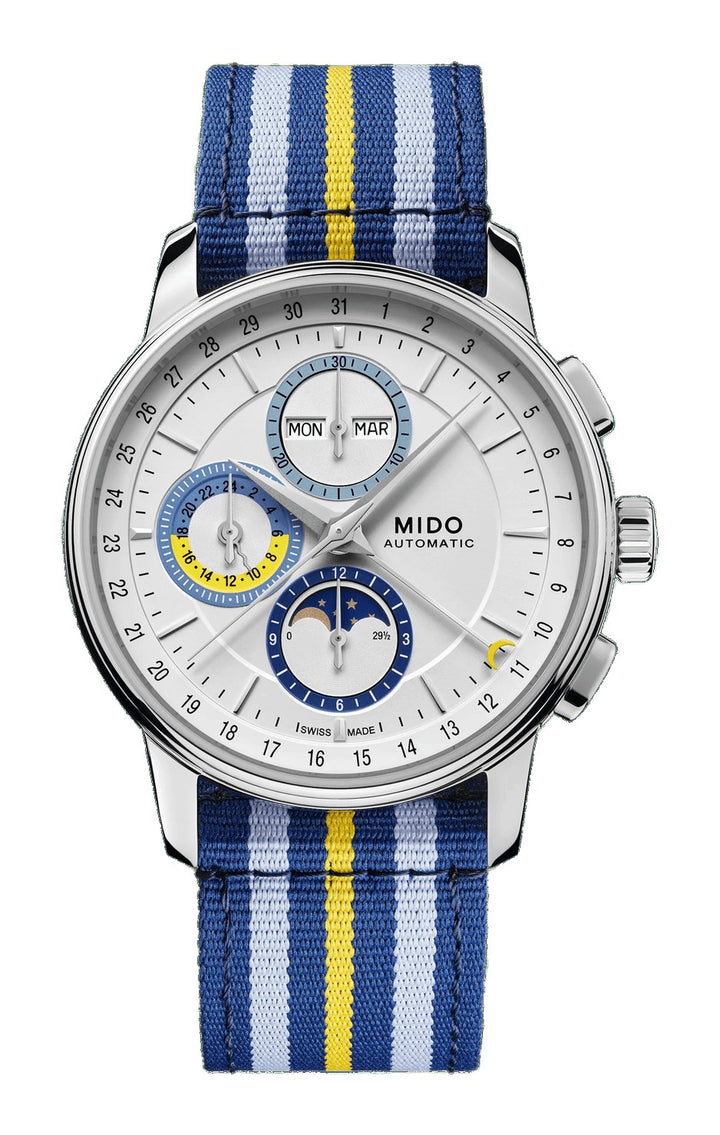 BARONCELLI CHRONOGRAPH MOONPHASE White Dial