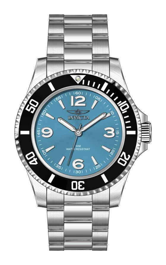 Specialty 40.5mm / Light Blue / Silver Light Blue Dial