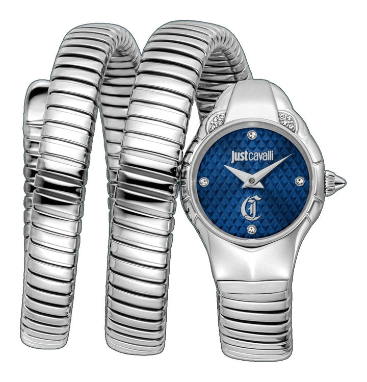 Snake 22.5mm / Dark Blue / Silver Dark Blue Dial