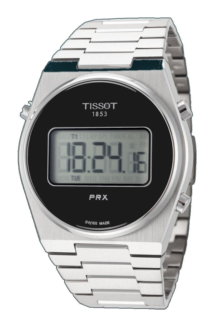 PRX 35mm / Black / Silver | Black Dial