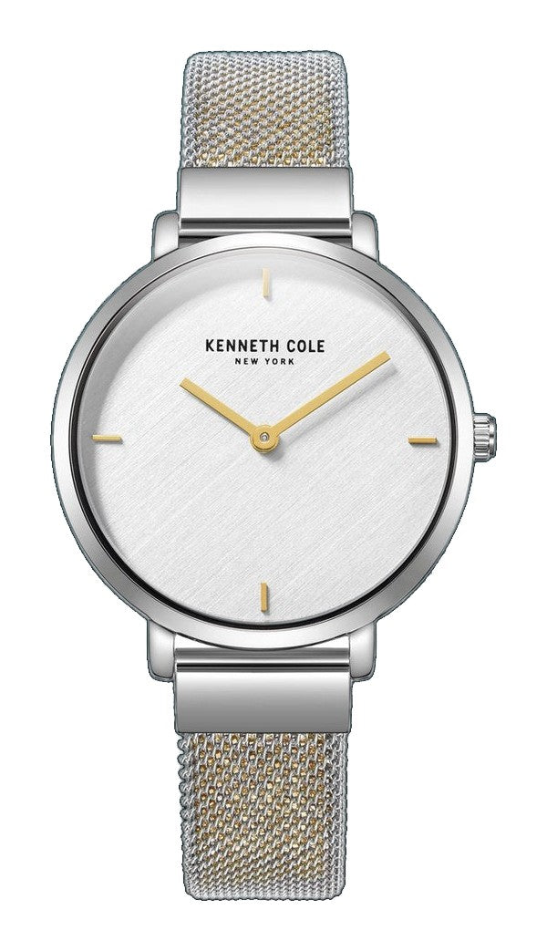 Classic 34mm / Silver / Silver and Gold Silver Dial