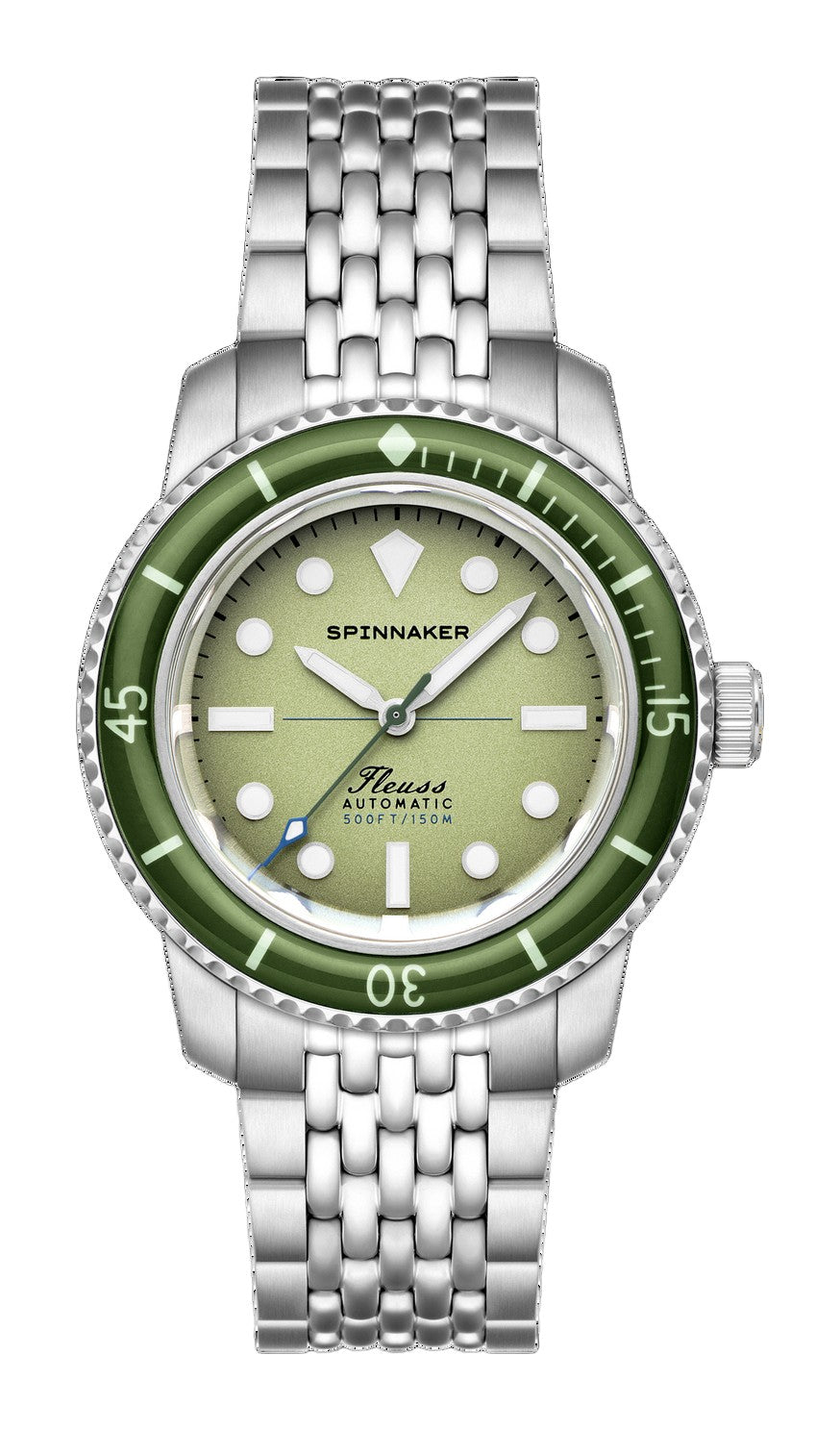 Fleuss 40 Automatic Green / Stainless Steel Green Dial