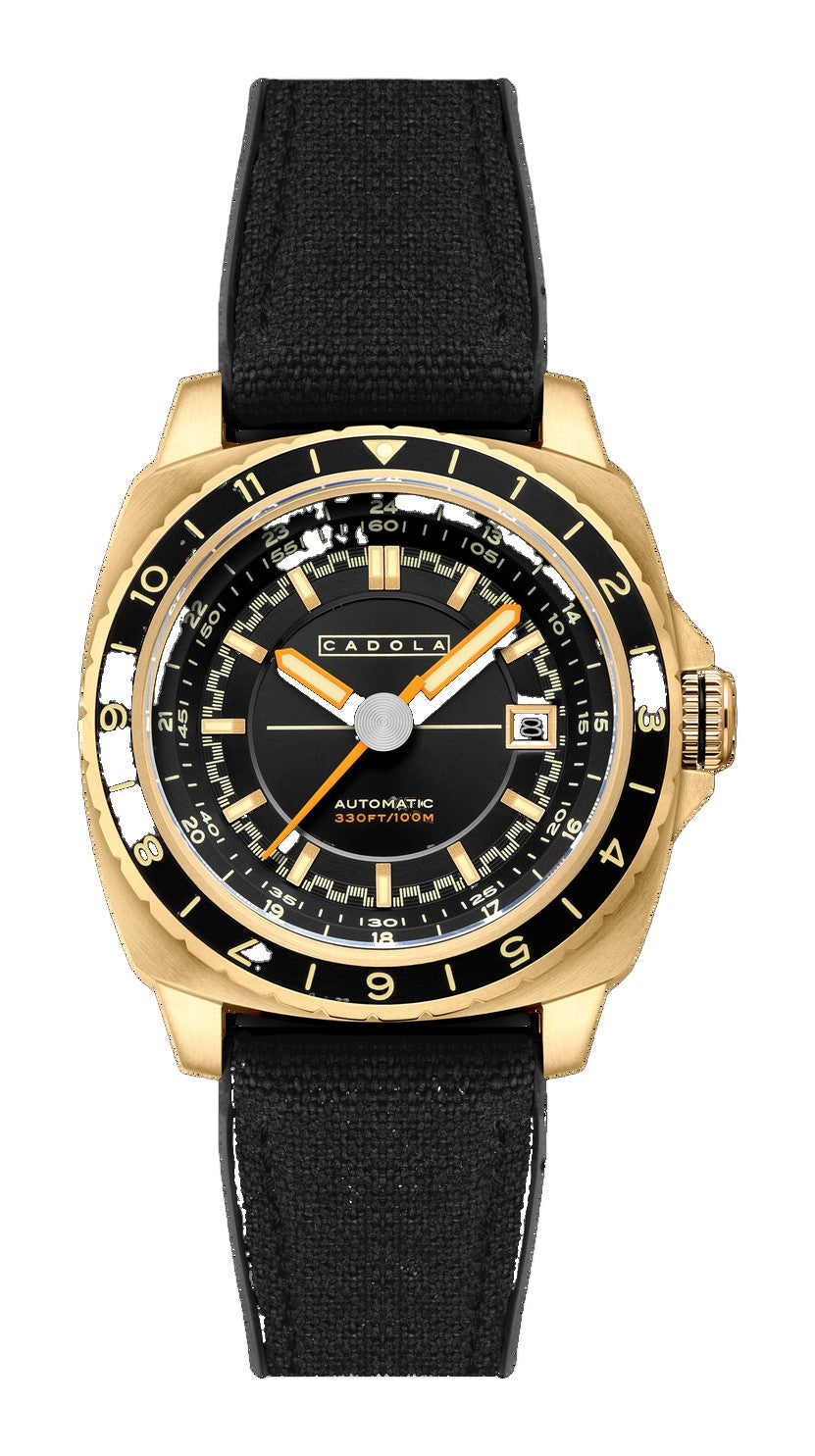 Overdrive Automatic Black / Black Canvas Black Dial