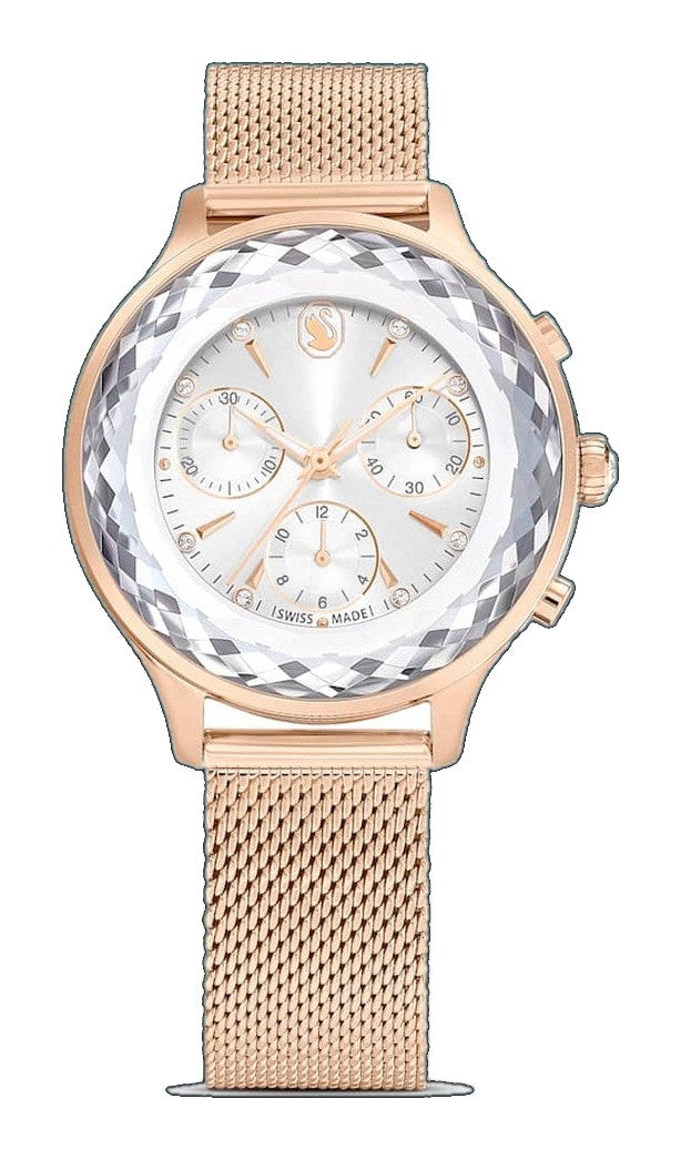 Nova 37mm / Silver / Rose Gold Silver Dial