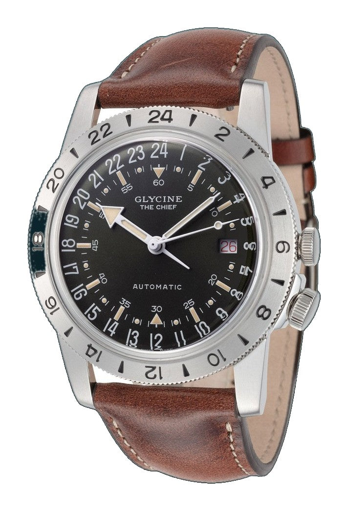 Airman Vintage Purist 40mm / Green / Brown Green Dial
