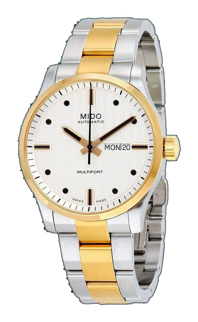 Multifort 42mm / Silver / Silver and Gold | Silver Dial