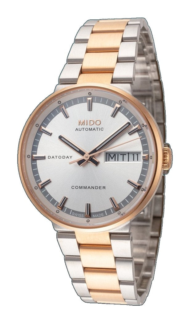 Commander 33mm / Silver / Two Tone | Silver Dial