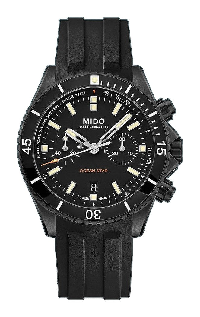 Ocean Star 44mm / Black / Black | Black Dial