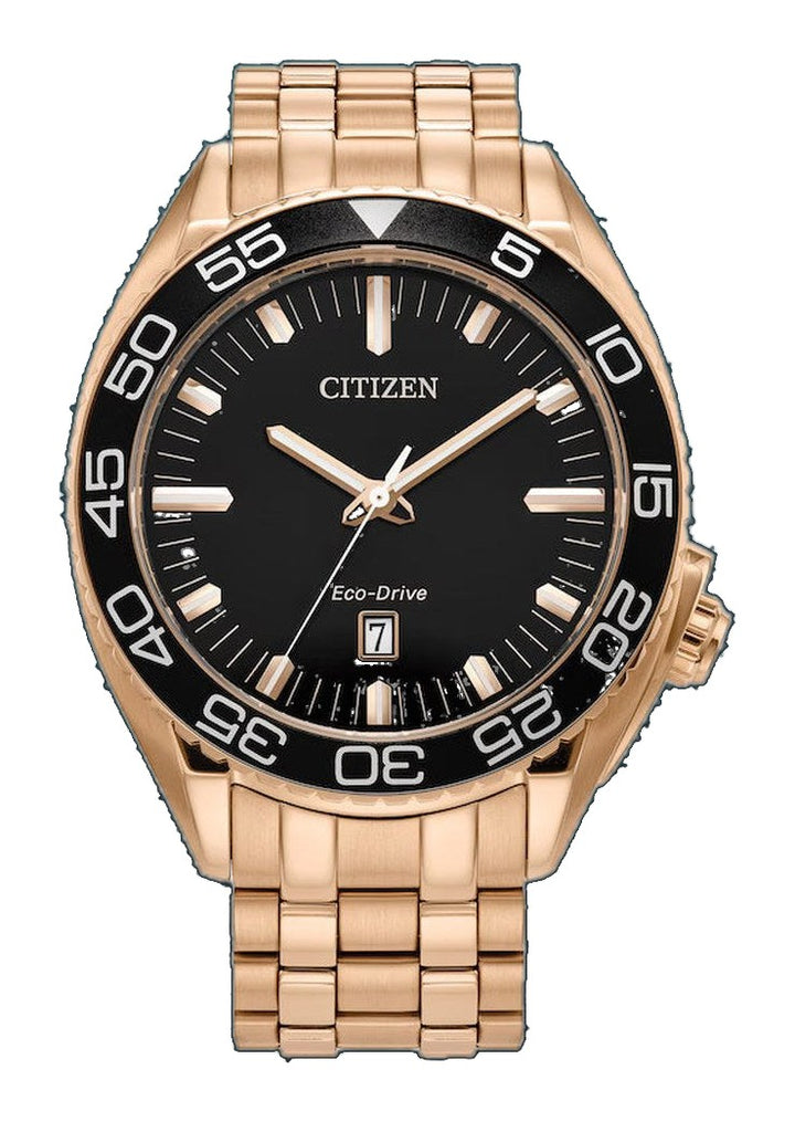 Carson 42mm / Black / Gold | Black Dial
