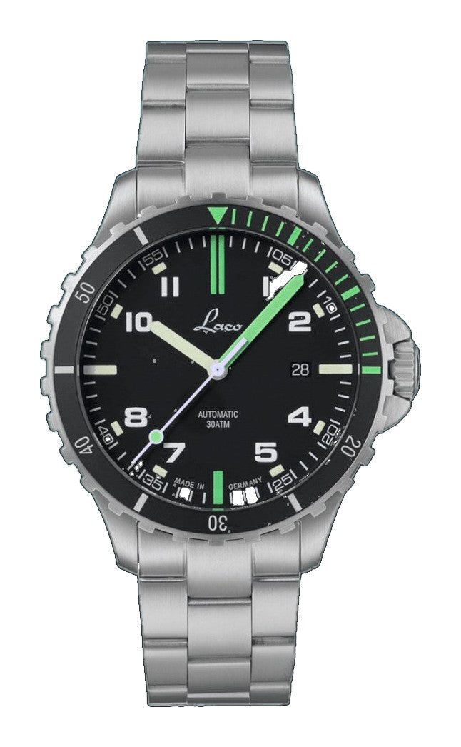 Squad Watch Amazonas 42mm Metal Bracelet Black Dial