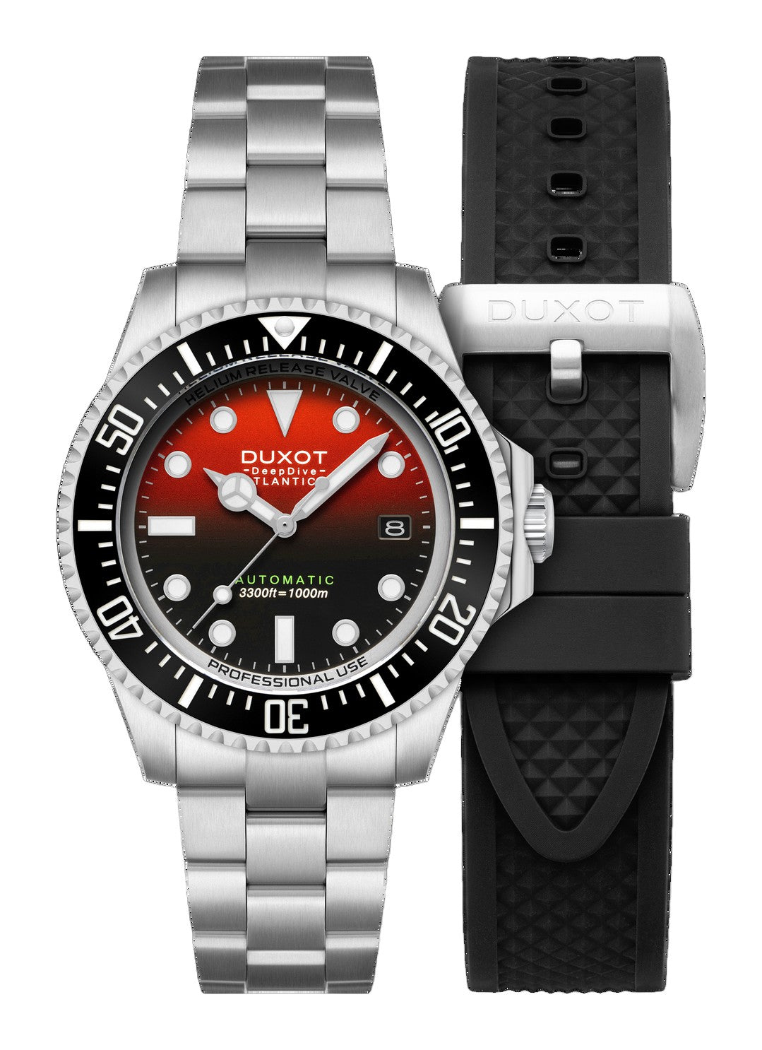 Atlantica Deep Dive Automatic Limited Edition Orange / Stainless Steel | Orange Dial