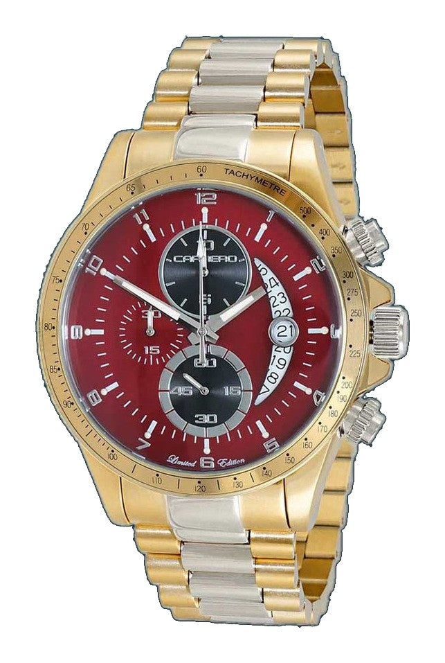 WINNER CIRCLE Red/2-Tone Gold | Red / Black Dial