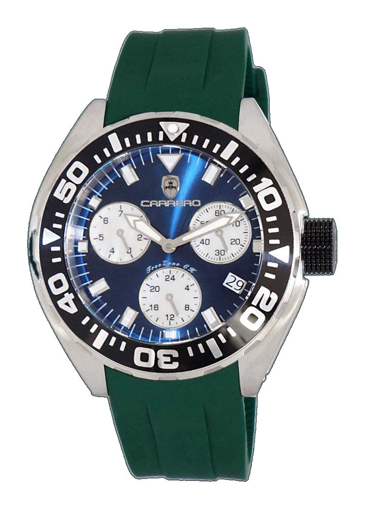 FreeZone-CH Blue/Green | Blue Dial