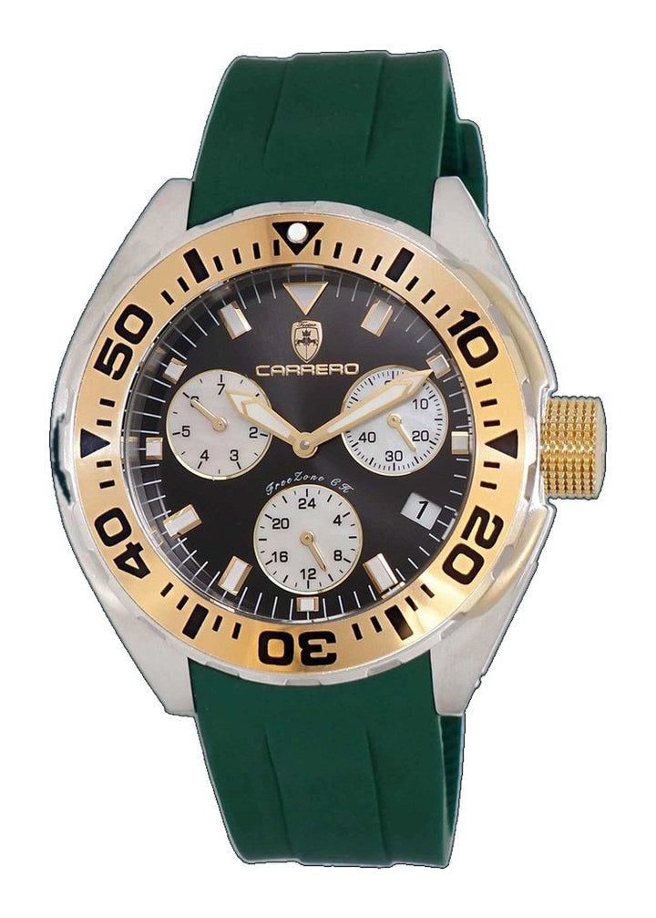 FreeZone-CH Black/Gold tone | Black Dial