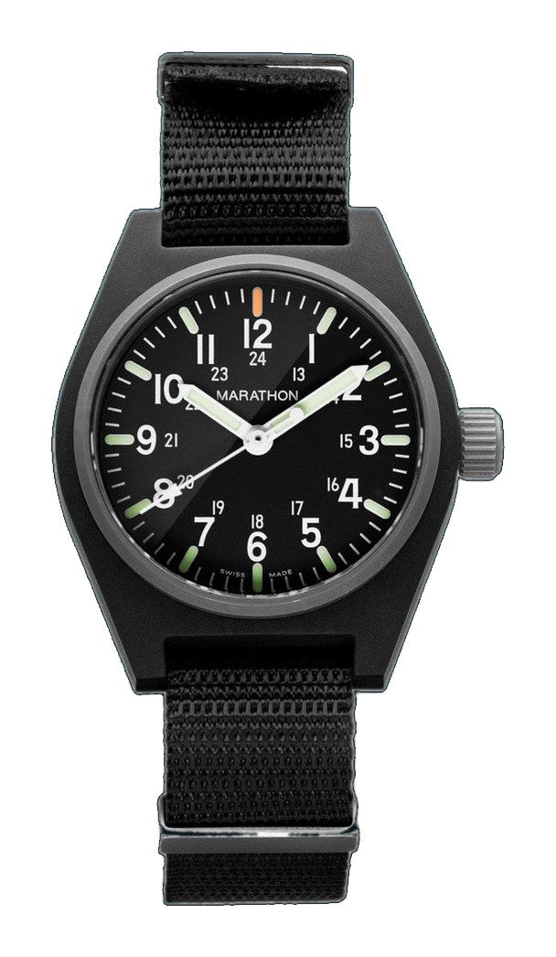 General Purpose Quartz Black US Gov/Def Std Matte Black Dial